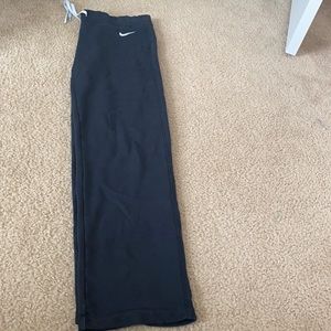 Nike sweat pants flare bottom